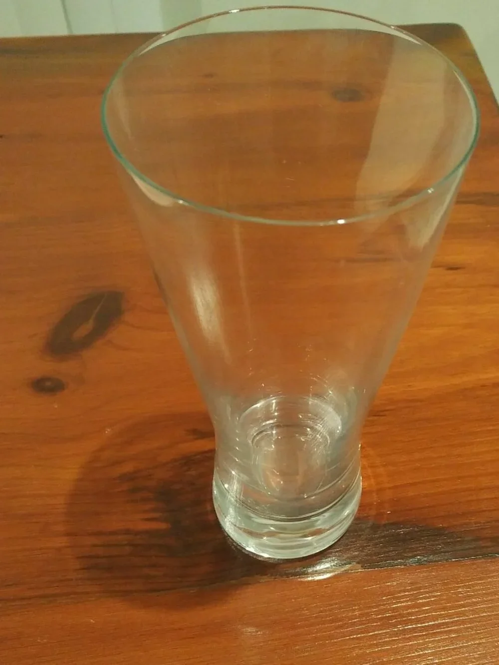 Crate & Barrel Pilsner Beer Glasses - Never Used - Set of Four